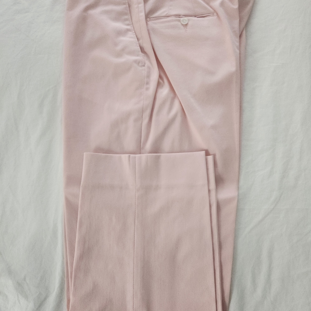 Hickey Freeman Cream and Pink Trousers